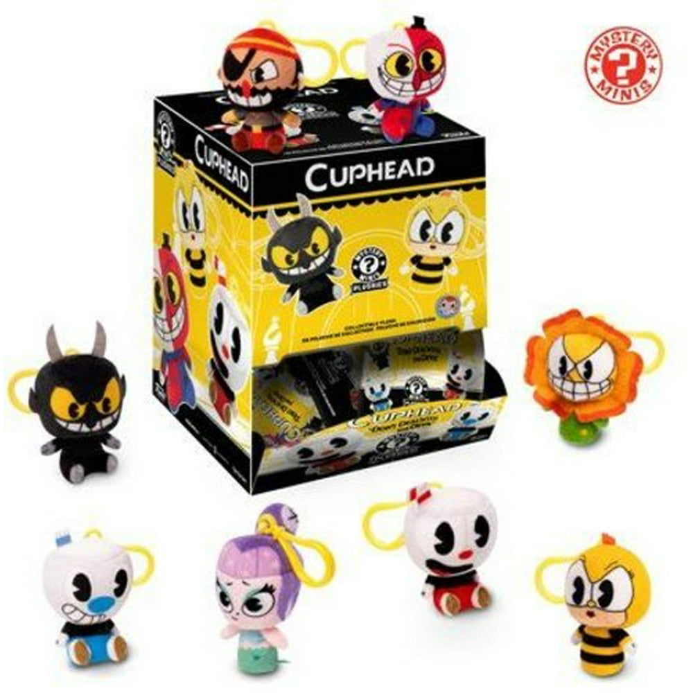 FunKo POP! Keychain, Mystery Minis Plush Cuphead Mystery Pack Walmart