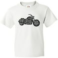 thumbnail image 3 of Inktastic Distressed Motorcycle Youth T-Shirt, 3 of 5