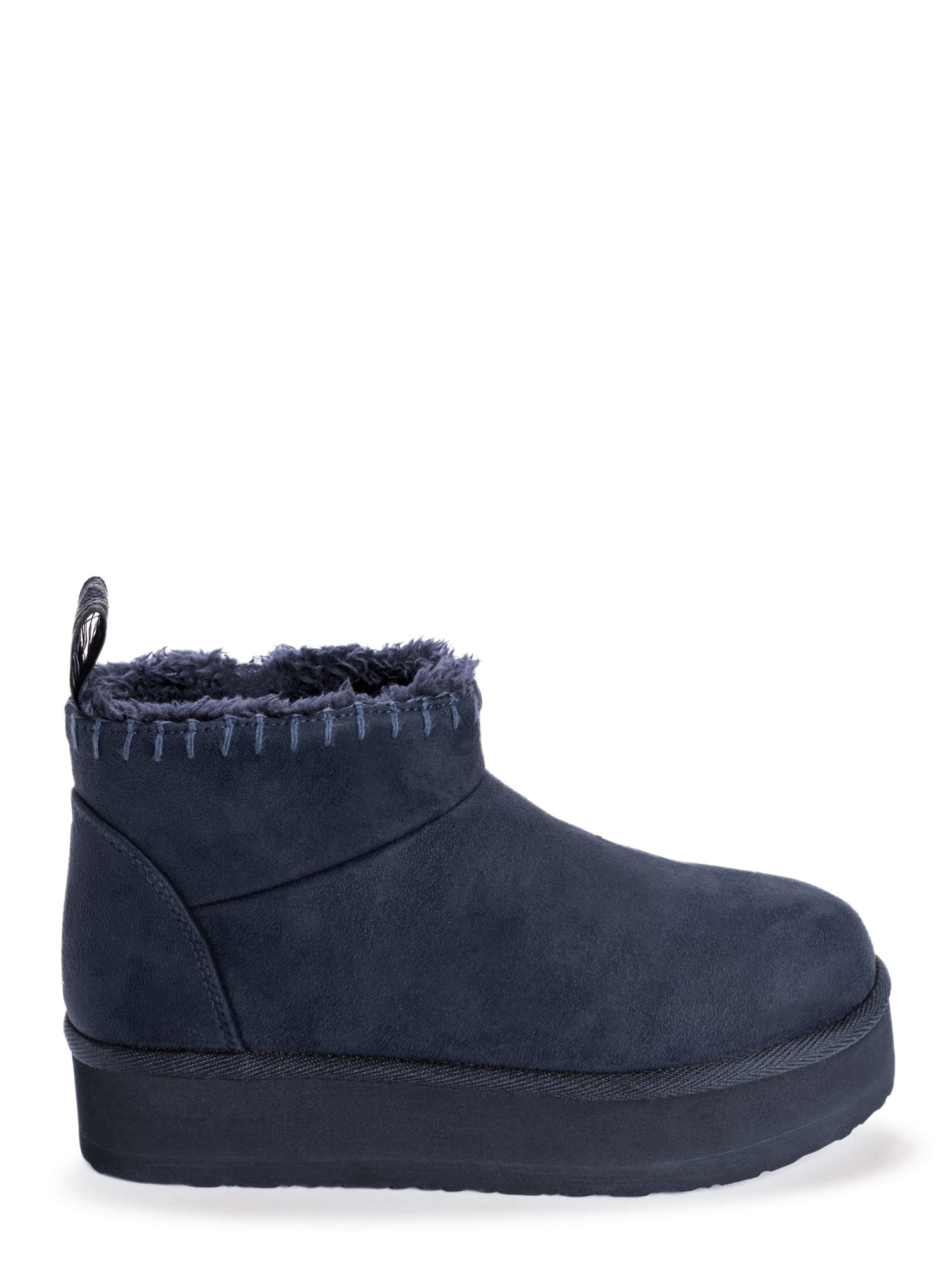 MUK LUKS Women's Augie Mini Side Zip Cozy Bootie