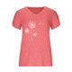 thumbnail image 4 of ICHUANYI Clearance Fashion Women's Summer V-Neck Short Sleeve Print Casual T-shirt Blouse(Pink, M) ICHUANYI WER2023080915748, 4 of 4
