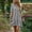 Black, variant on Linen Dress Interview Dress Regular Fit 2026 Summer Striped Print Short Sleeve Lapel Button Down Boho Dress for Lounge and Relax S-3XL