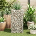 thumbnail image 2 of vidaXL Gabion Basket Rectangular, Galvanized Steel, Gabion Raised Bed, 19.7"x19.7"x39.4", 2 of 4