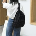 thumbnail image 2 of PENGXIANG Women Nylon Backpack Preppy Style School Students Solid Color Large Handbags, 2 of 8