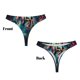 thumbnail image 3 of Balery Colorful Flower Tiger Tangas de Algodón para Mujer con Estampado – Ropa Interior Sexy, Transpirable, G-string-Medium, 3 of 6