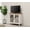 White, variant on TV Stand for 100 Inch TV, Wooden Entertainment Center with 6 Glass Doors & Ample Storage, Off White Media Console for Living Room, Dining Room & Bedroom