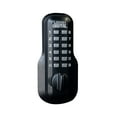 thumbnail image 4 of Lockey M-210-JB-EZ Mechanical Keyless Deadbolt Ez Mount Plate Lock - Jet Black, 4 of 4