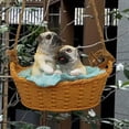 thumbnail image 3 of Figura colgante de cachorro oscilante, estatua de perro oscilante hecha a mano, figura de jardín al aire libre, pequeña para decoración del Patio del, 3 of 7
