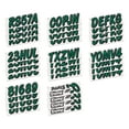 thumbnail image 4 of STIFFIE Whipline Solid Racing Green/Black 3" Alpha-Numeric Registration Identification Numbers Stickers Decals for Boats & Personal Watercraft, 4 of 8