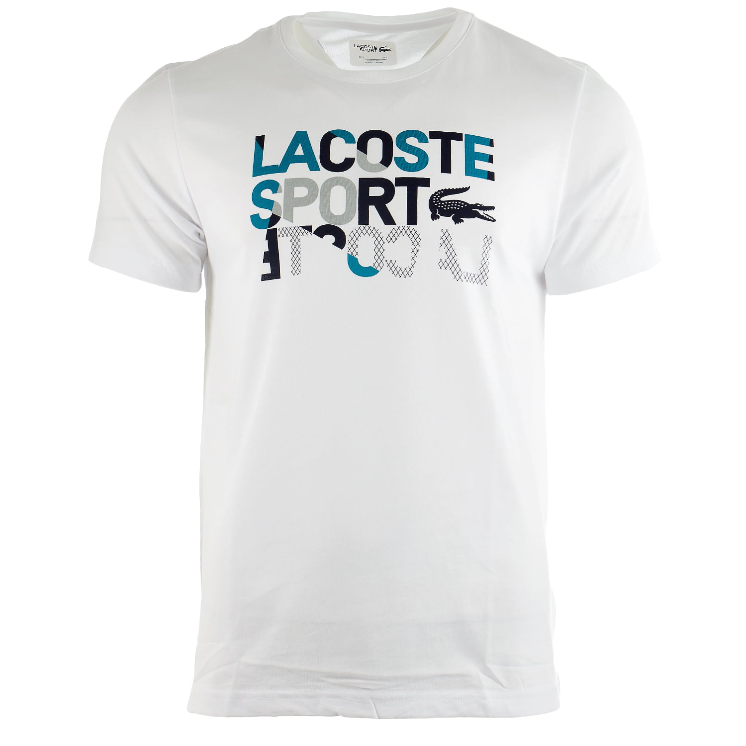 lacoste sport t shirt white