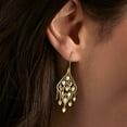 thumbnail image 6 of Ross-Simons 10kt Yellow Gold Chandelier Earrings, Women's, Adult, 6 of 8