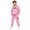 2-Pink, variant on OOOUM Kids Sweatsuit Letter Graphic Hoodie And Jogger Pants 2 Piece Boy Casual Tracksuit Set , 5-6 Years