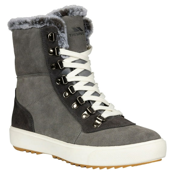 Trespass Womens Korinna Suede Lace Up Snow Boots