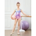 thumbnail image 2 of Aideaone Leotards for Girls Gymnastics Sparkly Kids Dance Unitard Biketards with Shorts 4-11Years, 2 of 7
