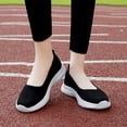thumbnail image 5 of YOURDIARY Women's Slip On Walking Shoes Breathable Knit Low Vamp Comfortable Non Slip Casual Sneakers, 5 of 8