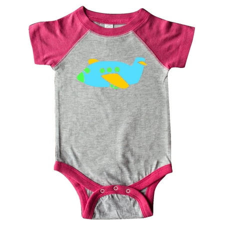 

Inktastic Blue Airplane Gift Baby Boy or Baby Girl Bodysuit