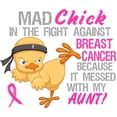 thumbnail image 3 of CafePress - Mad Chick 3L Breast Cancer Women's Dark Pajamas - Women's Short Sleeve Print T-Shirt and Pants Dark Cotton Pajama Set, 3 of 7