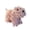 A004- Pink, variant on Plush Squeaky Toys | Chenille Dog Shape Fuzzy Dog Toys for Relaxation Relief for Dogs, Great Pet Gift for Pet Owners