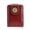 burgundy, variant on Genuine Leather Lipstick Bag with Mirror, Compact and Portable Makeup Organizer for Handbags, Available in Burgundy, Brown, Peacock Blue and