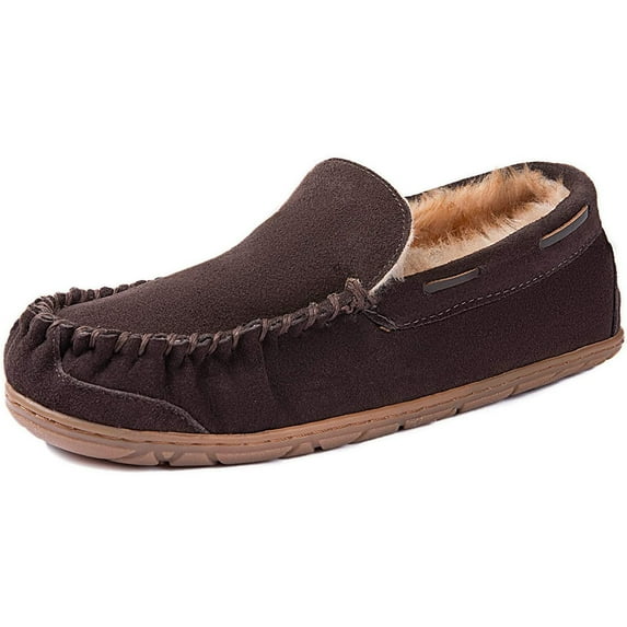 RockDove Men's Braxton Genuine Suede Moc Slipper