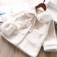 thumbnail image 1 of Chaqueta de otoño-invierno para niñas de 3, 4, 6, 8 y 10 años, abrigo cálido de piel sintética para niñas, prendas de vestir de princesa navideñas, linda ropa de felpa para niños, 1 of 5