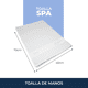 thumbnail image 3 of Toalla De Manos Spring Air 70x40 Cm 100% Algodón Ultra Suave Blanco Liso, 3 of 6