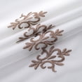 thumbnail image 6 of Moutainwind Polyester Sheer Curtains Double Layers Embroidered Floral Style Curtain Pair, 6 of 8