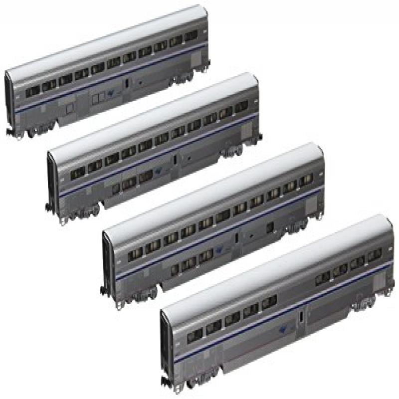 kato n scale amtrak superliner starter set