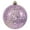 Lavender & Silver, variant on 6" Plum Shiny Mercury Ball 4/bag