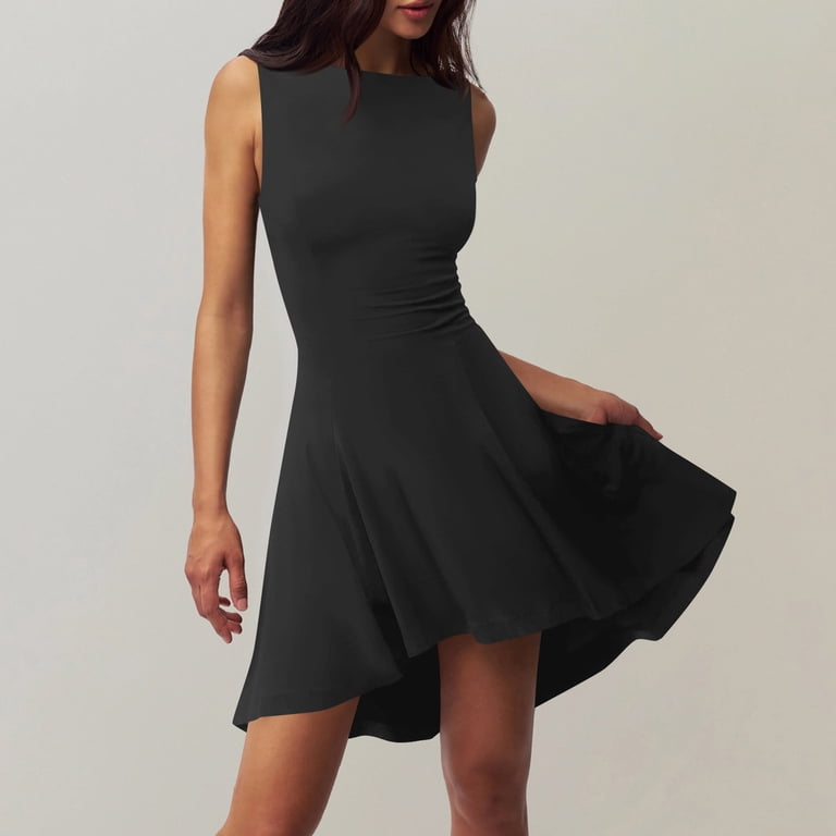 black strapless ruffle asymmetrical mini sheath dress Sasha Cascade Ruffle Rosette Mini Dress Black