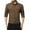 Coffee, variant on Hvot&aat Men's Long Sleeve Tactical Shirts Military Style Double Pocket Shirt Slim Fit Outdoor Hiking Fishing Shirt