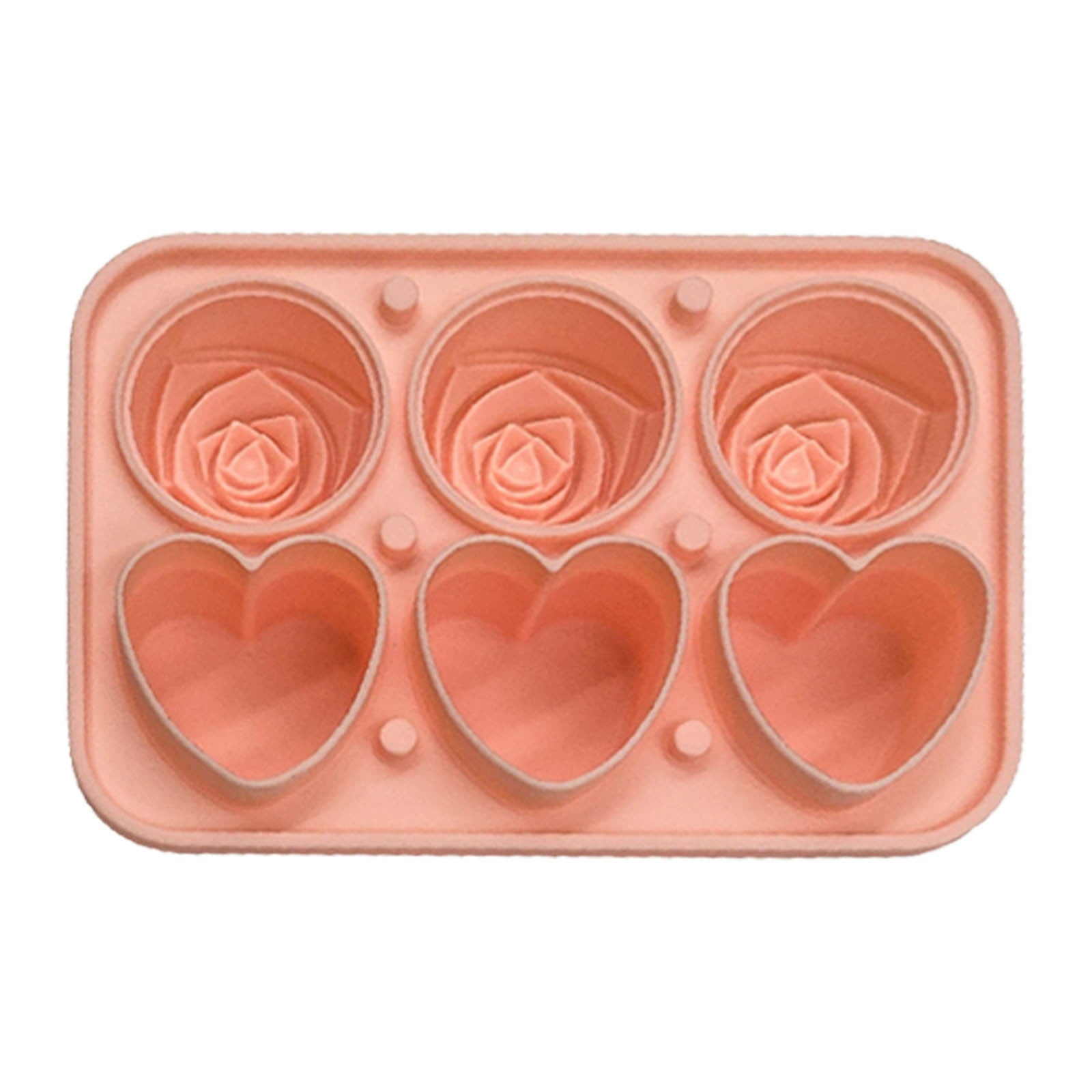 Baking Moulds Rose Ice Molds Large Cube Trays Make 6 Giant Cute Flower  Shape Silicone Rubber Fun Big Ball Maker From Paronas, $12.36