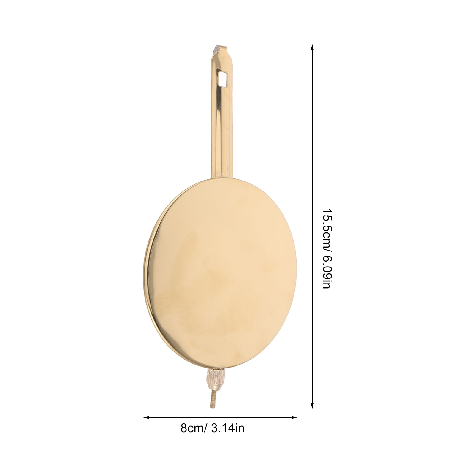 OUNONA Golden Metal Pendulum for Precise Timekeeping and Easy Installation