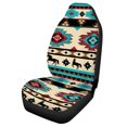 thumbnail image 5 of Uourmeti Car Seat Cover Wear Resistant Polyester, Compatible with Car Interior, Fit for Truck Trucks, Geometric Animal Pattern, 5 of 6