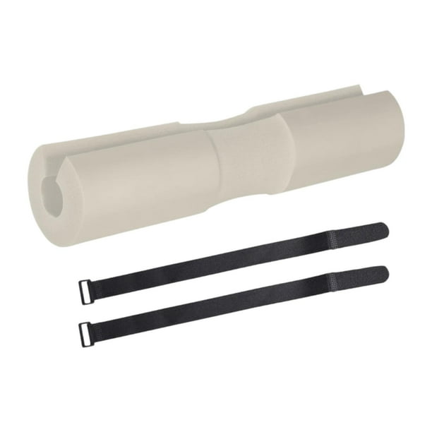 Almohadilla para sentadillas con barra, almohadilla para barra de levantamiento de pesas para zancadas de fitness, levantamiento de pesas Café con leche