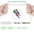 thumbnail image 3 of Replacement Inline Remote Mic Extension Audio Cable Cord Compatible with Monster Beats by Dr Dre Solo3 Solo2 Solo HD Studio3 Studio2 Wireless Pro Detox Mixr Executive Pill Headphones (White), 3 of 7