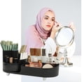 thumbnail image 5 of Makeup Organizer Countertop Rotating Makeup Organizer for Vanity Large Capacity Cosmetic Display Case with Makeup Brush Holder Cosmetic Organizer Countertop, 5 of 8