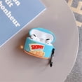 thumbnail image 5 of Case for Airpod Pro/for Airpod 3 Cute, Silicone 3D Funny Fun Character Air pods Pro Cover, Food Design Protective Skin, Cartoon Keychain Kits Cases for Airpods 3 (Peanut Butter), 5 of 5