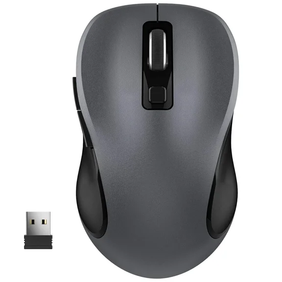 Wisfox 2.4G Wireless Mouse For Laptop Ergonomic Computer Mouse With Usb And 3 6