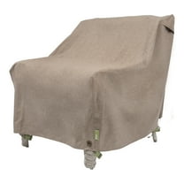 Modern Leisure Garrison Patio Lounge/Club Chair Cover, Waterproof, 35"L X 38"W X 31"H, Sandstone