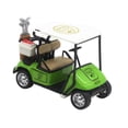 thumbnail image 4 of Decoración de carrito de golf de mesa, mini carrito de golf, juguete en miniatura, carrito de golf Verde, 4 of 9