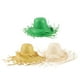 thumbnail image 2 of 3 piezas de sombrero de playa tejido estilo hawaiano, sombrero artesanal de verano, sombrero multifuncional para exteriores., 2 of 7
