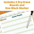 thumbnail image 4 of Channie's 2 Pack Dry Erase & Magnetic CURSIVE boards with 1 black marker, 4 of 9
