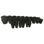 GSC International RS-SOLID-A Stoppers Rubber, Assorted Solid, 1 lb., Pack of 30