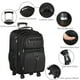 thumbnail image 5 of Mochila Rodante MATEIN Negro con 4 Ruedas Resistentes al Agua para Mujer, 5 of 9