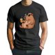 thumbnail image 1 of Men's Olive Green Capybara Graphic Tee - Casual & Comfortable, Wrinkle-Resistant, Machine Washable - Relaxed Fit with Round Neck - Perfect for Summer, 1 of 5