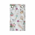 thumbnail image 1 of Ice Cream Hanging Pocket Organizer, Continuous Sweets Lollipop Romantic Pastel Colors, Printed Polyester Storage Bag with Pockets, 9" x 27", Blush Multicolor, 1 of 2