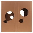 thumbnail image 3 of Cat Cardboard House Cat Scratch House Corrugate Paper Scratcher Box Cat Scratcher Toy, 3 of 8