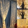 thumbnail image 3 of Foxanon 330 Leds LED Curtain Lights, Fairy String Light 9.8 x 10.8ft, Waterproof 8 Modes  for Bedroom/Window/Wedding/Party Warm White, 3 of 8