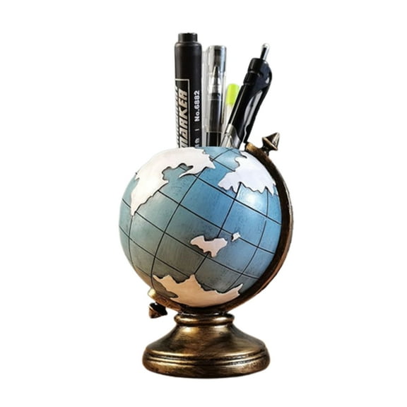 Necvior Globe Like Pen Pencil Holder Pen Cup Desktop Pen Organiser for Teacher Student