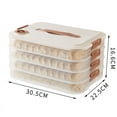 thumbnail image 2 of Caja de almacenamiento para albóndigas, congelador, refrigerador, albóndigas congeladas, caja de wonton de grado alimenticio multicapa, albóndigas domésticas, cajón congelador rápido, 2 of 6